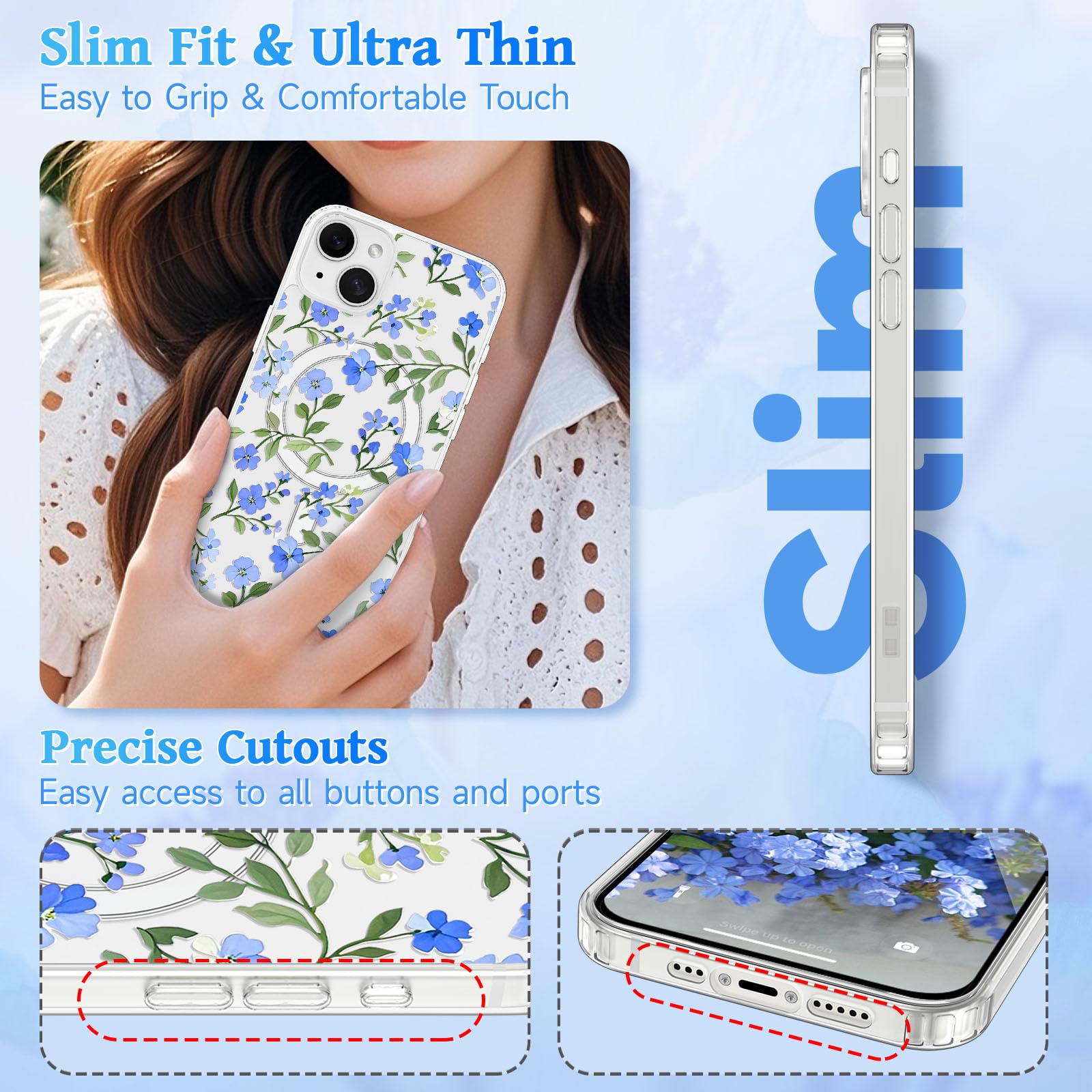 Amazon.co.jp: EYZUTAK iPhone 13/iPhone 14 用 ケース MagSafe対応