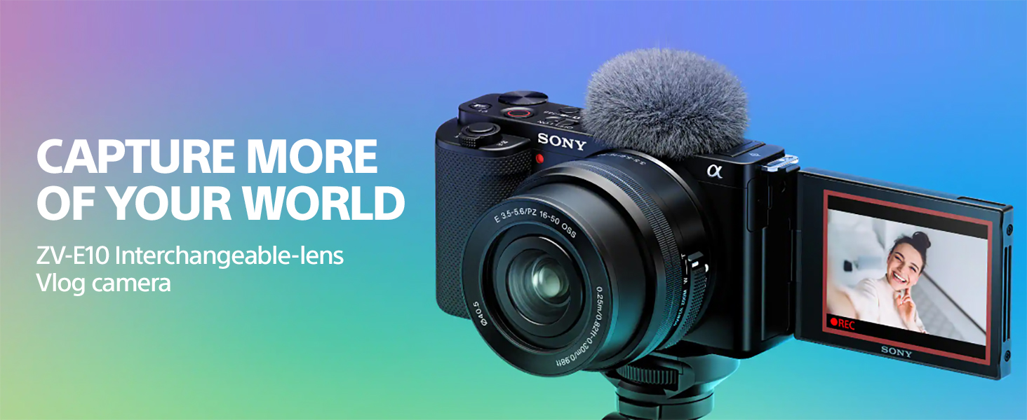 Amazon.com : Sony ZV-E10 Mirrorless Camera | Black Bundle with