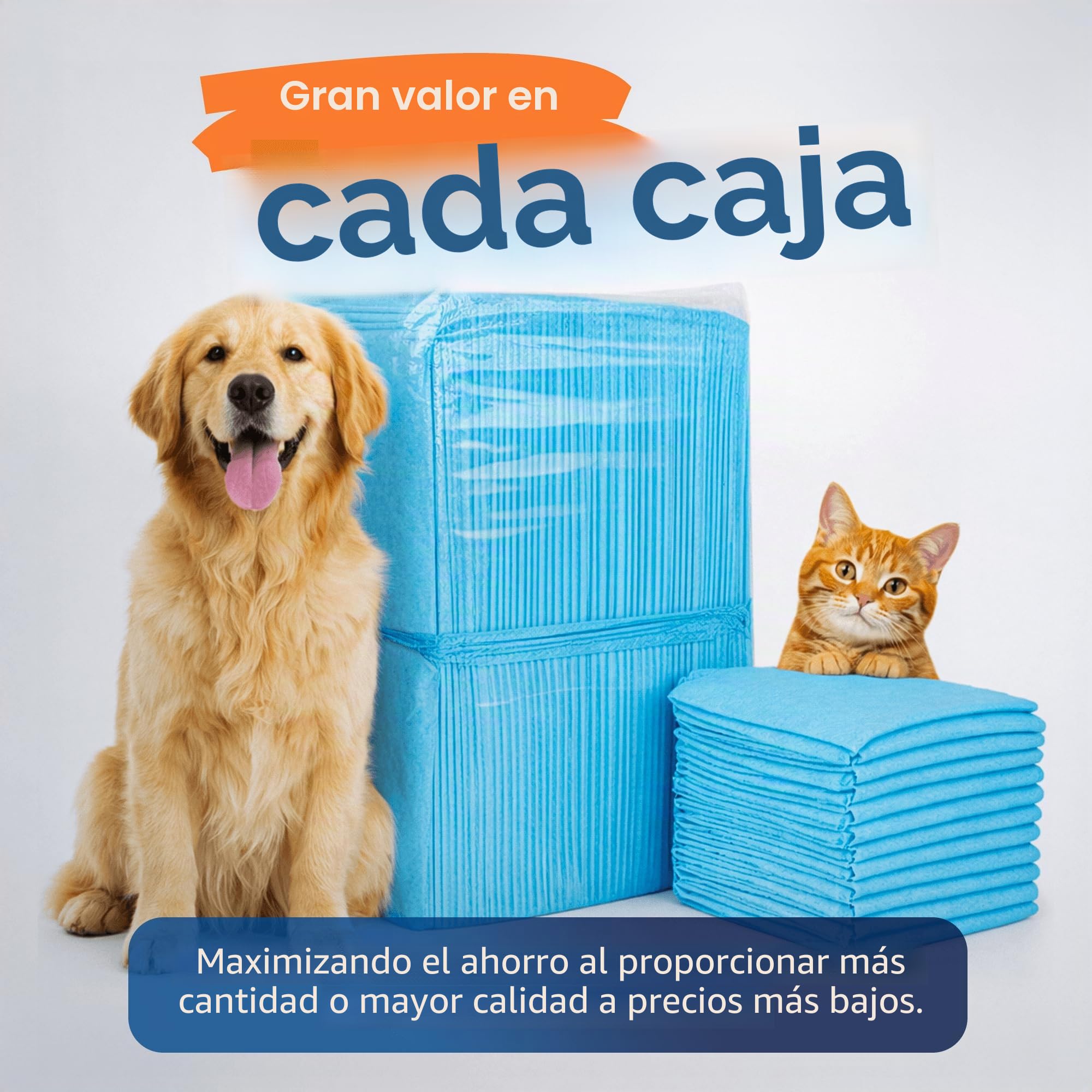 Almohadillas Desechables Healqu - Pack de 50 (60x90 cm) - Protección de Cama para Incontinencia en Adultos, Niños, Ancianos y Mascotas - Almohadillas Súper Absorbentes Grandes, Gruesas y mullidas