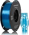 PETG Filament 1.75mm, TINMORRY Rapide PETG-Eco 3D Printing Filament, Compatible with Most FDM 3D Printers, 1kg 1 Spool, Transparent Blue