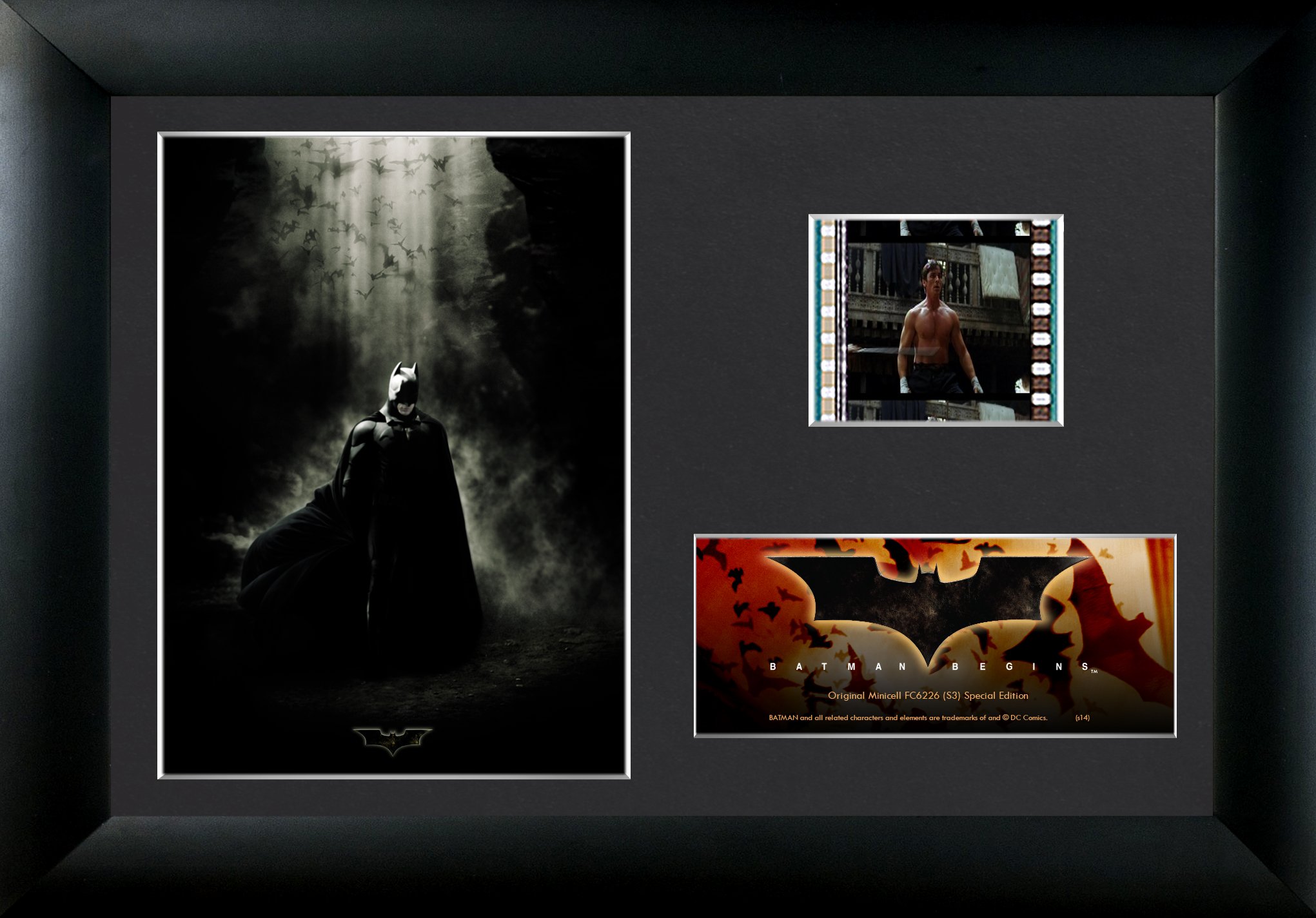 Trend Setters Batman Begins Bat Cave Framed Film Cell, Mini