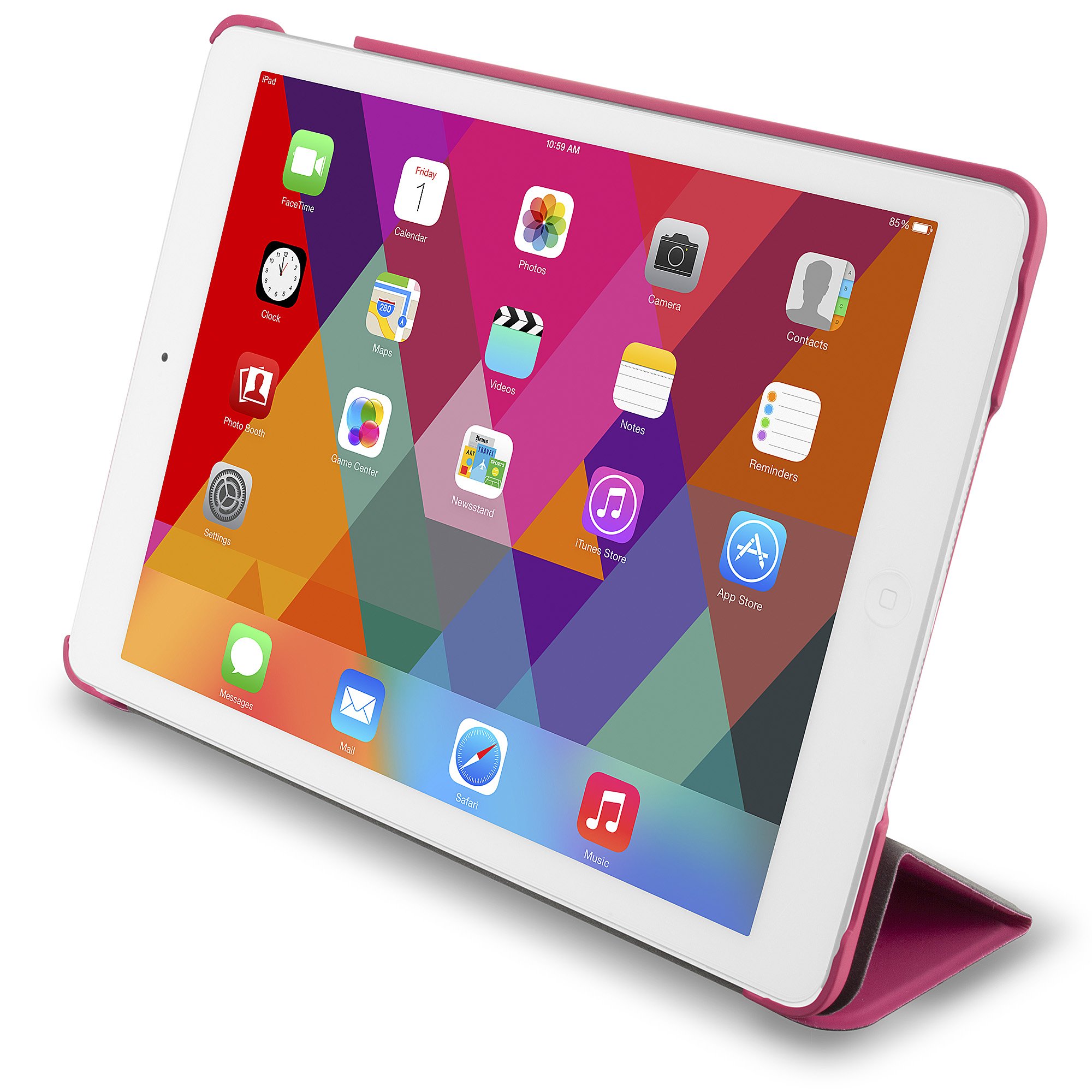 iPad Pro case, INVELLOP Hot Pink [Slim Fit] Case Cover for Apple