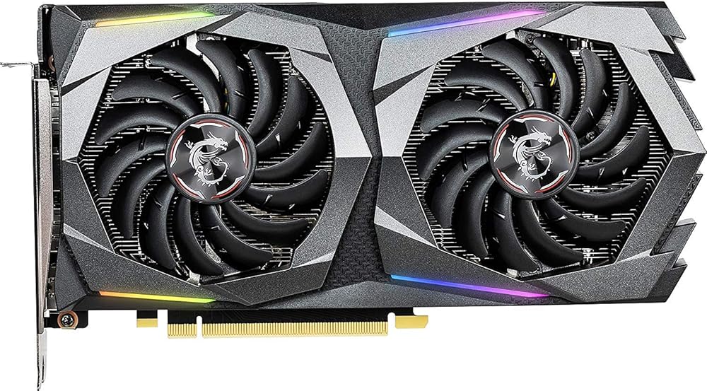 MSI Gaming GeForce GTX 1660 Ti 192-bit HDMI/DP 6GB GDRR6 HDCP Support DirectX 12 Dual Fan VR Ready OC Graphics Card thumbnail 2