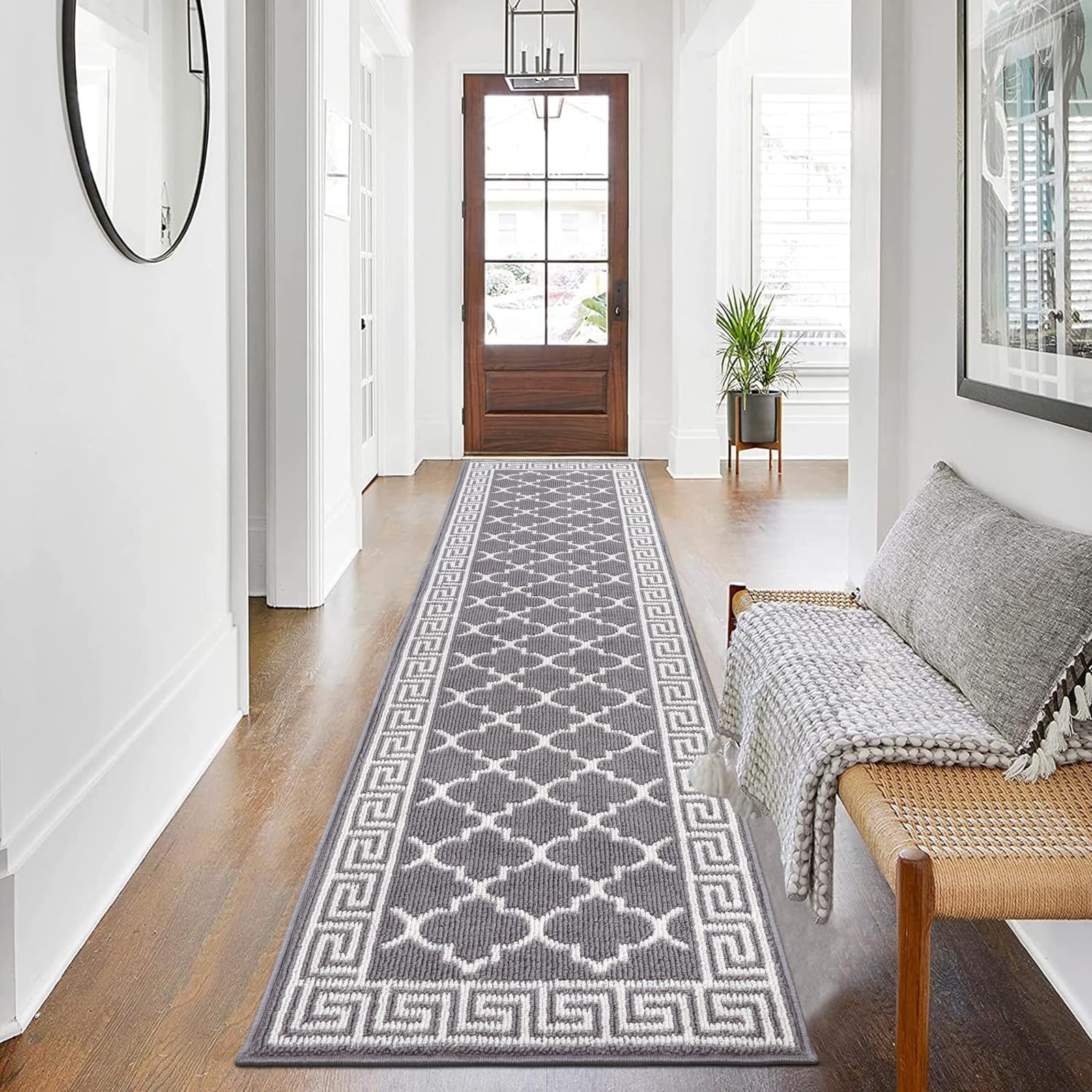 Frontgate Rug Runners Amazon.com: Pauwer Hallway Runner Rug 2'x8' Washable Kitchen Runner ...
