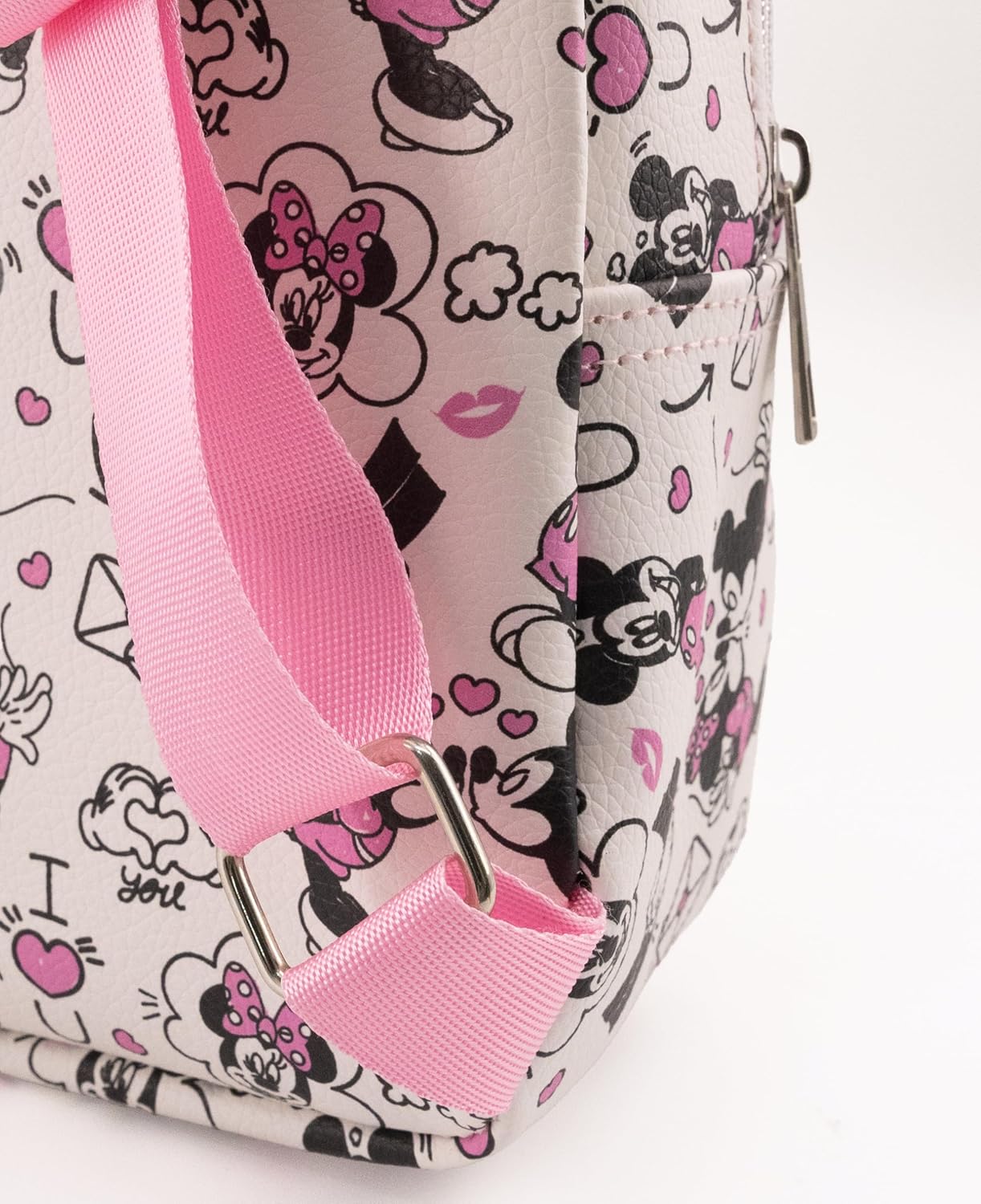 Disney Minnie Mouse Backpack for Women, Men, Boys, Girls, Unisex | Cute PU Leather 10" Minnie Mouse Mini Backpack Purse Shoulder Purse | Minnie Mouse Bag and Minnie Mouse Accessories - Image 5