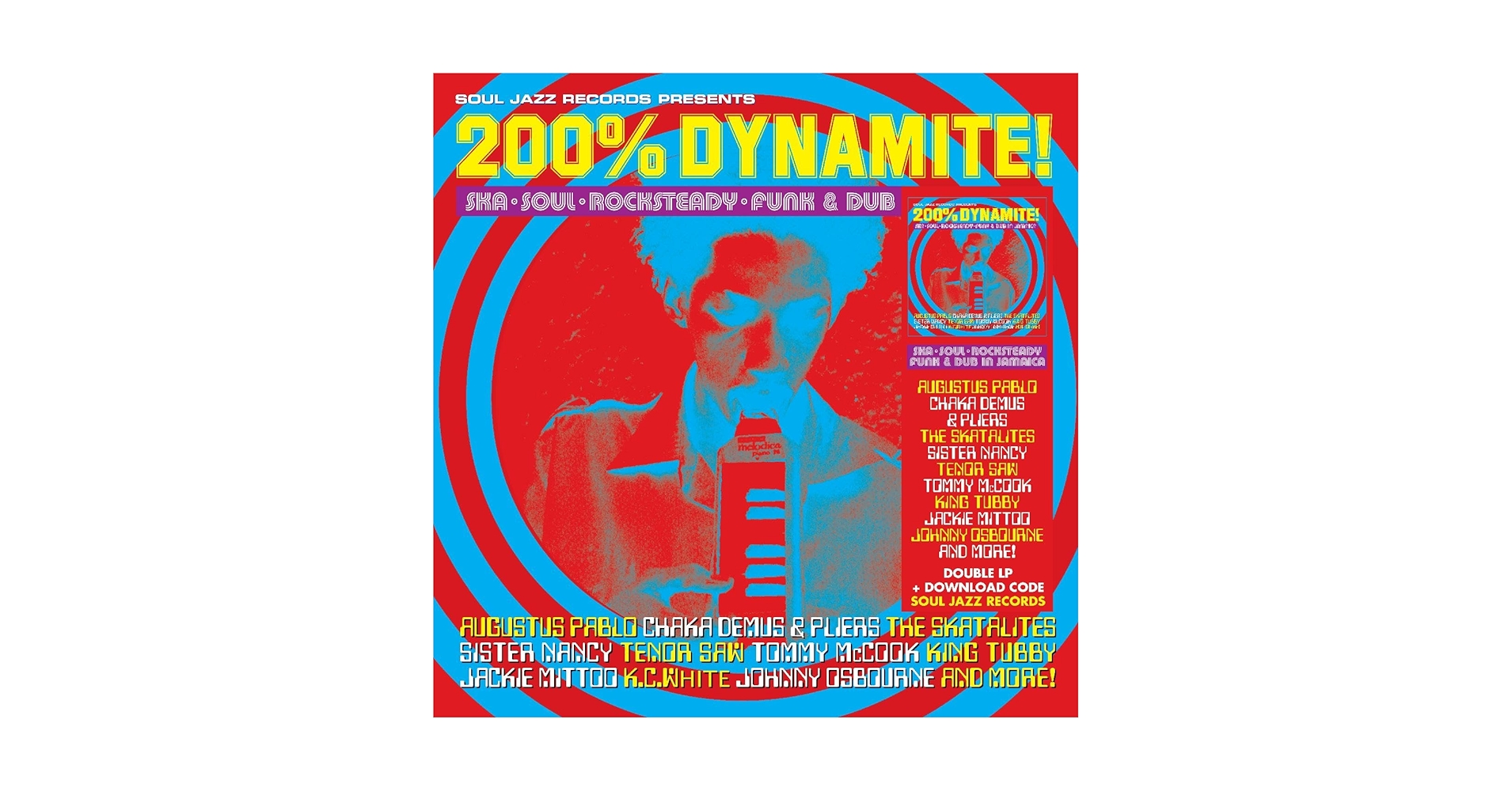 名作！オリジナル盤「100%DYNAMITE! / 200%DYNAMITE!」 Soul Jazz Records presents - 100% Dynamite! - Amazon.com Music