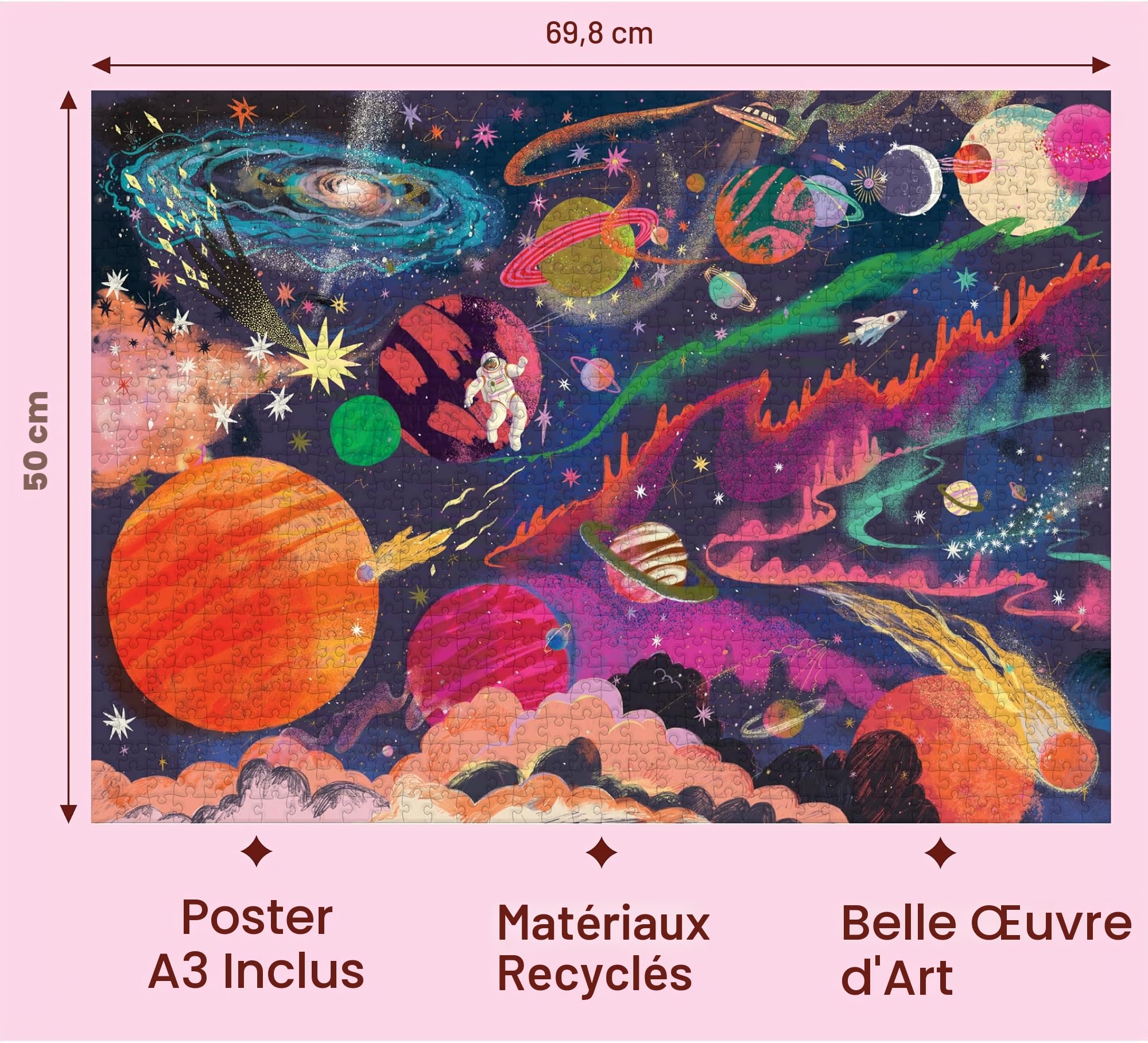 Elena Essex Puzzle 1000 pièces pour Adultes (Espace extérieur)