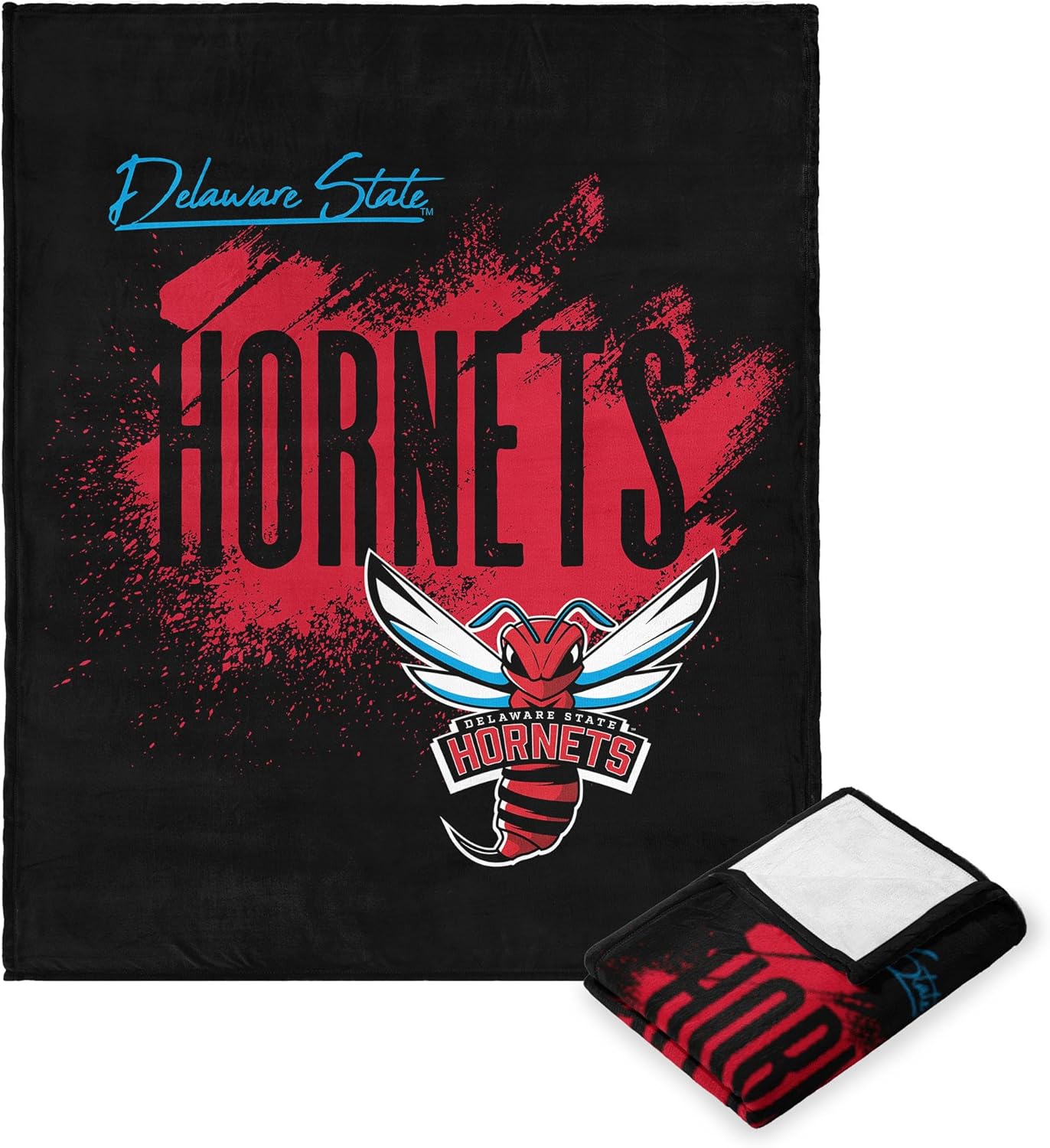 NORTHWEST NCAA Delaware State, Tradition, Silk Touch Throw Blanket, 50 x 60 Inches