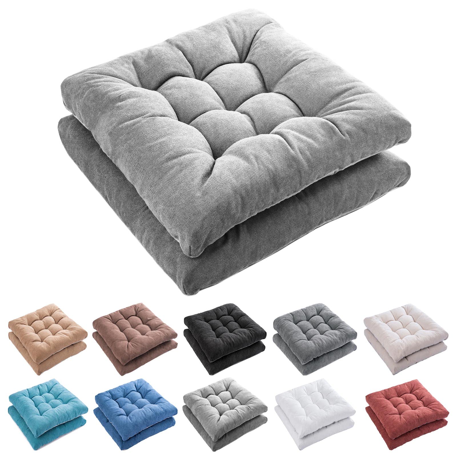 FABRICASTLE Outdoor Chair Cushions Patio Cushion Premium Comfortable