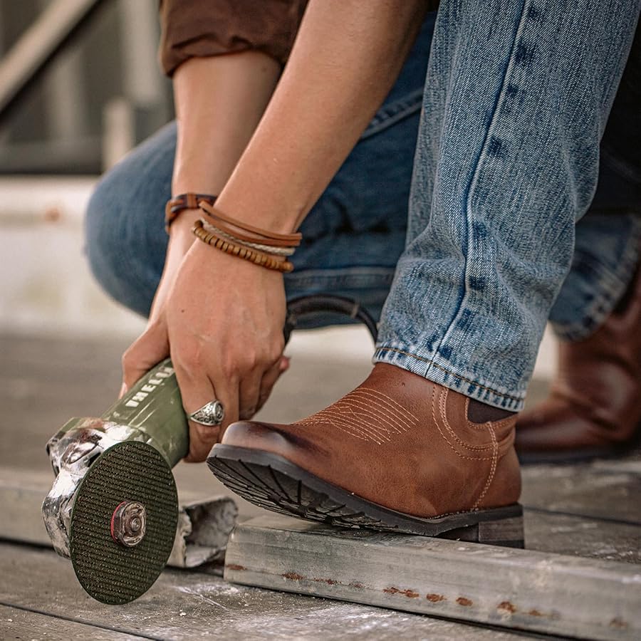 【Raucohouse】Low Western boots 41pXKe4xoqL.