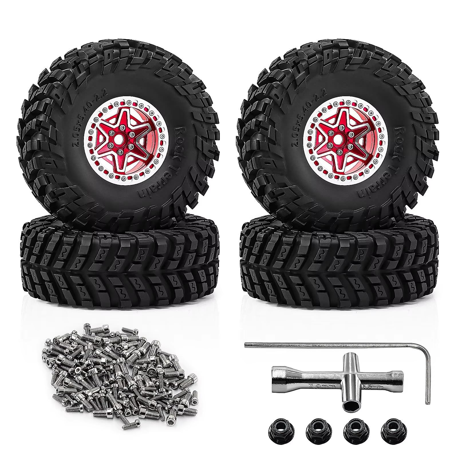 Pneumatico Ruote Beadlock Per Traxxas Per TRX4 Per TRX6 1/10 Accessori