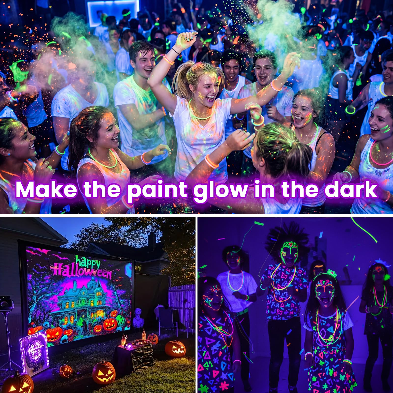 2 Stück UV Schwarzlicht Glühbirne, E27 UV Birne 15W Black Light Bulb, 395-400 nm UVA Level Schwarzlichtlampe, UV Beleuchtung für Party, Keller, Disco, Club -Schwarz
