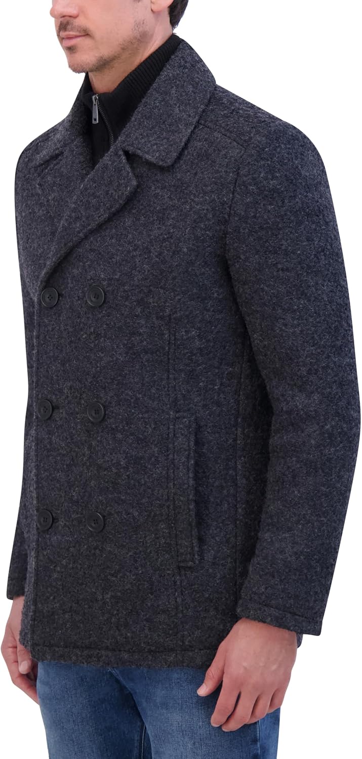 Kenneth Cole mens Kenneth Cole Men's Wool Top Coat - Image 3