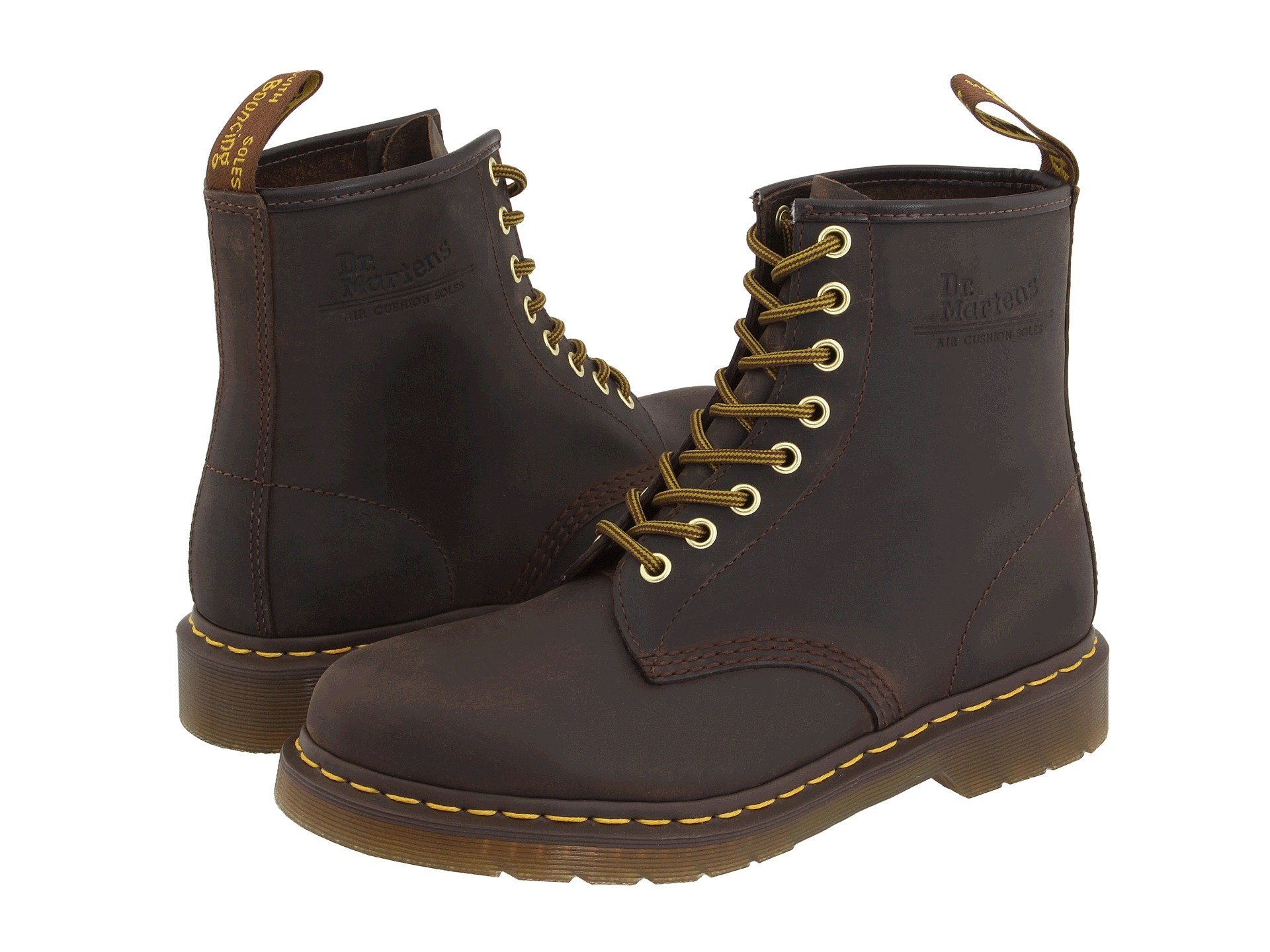 Dr. Martens Unisex 1460 Crazy Horse 8 Eye Boot Brown 12 Women/11 Men