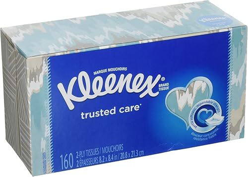 Kleenex Pañuelos faciales, 160 unidades (paquete de 2)