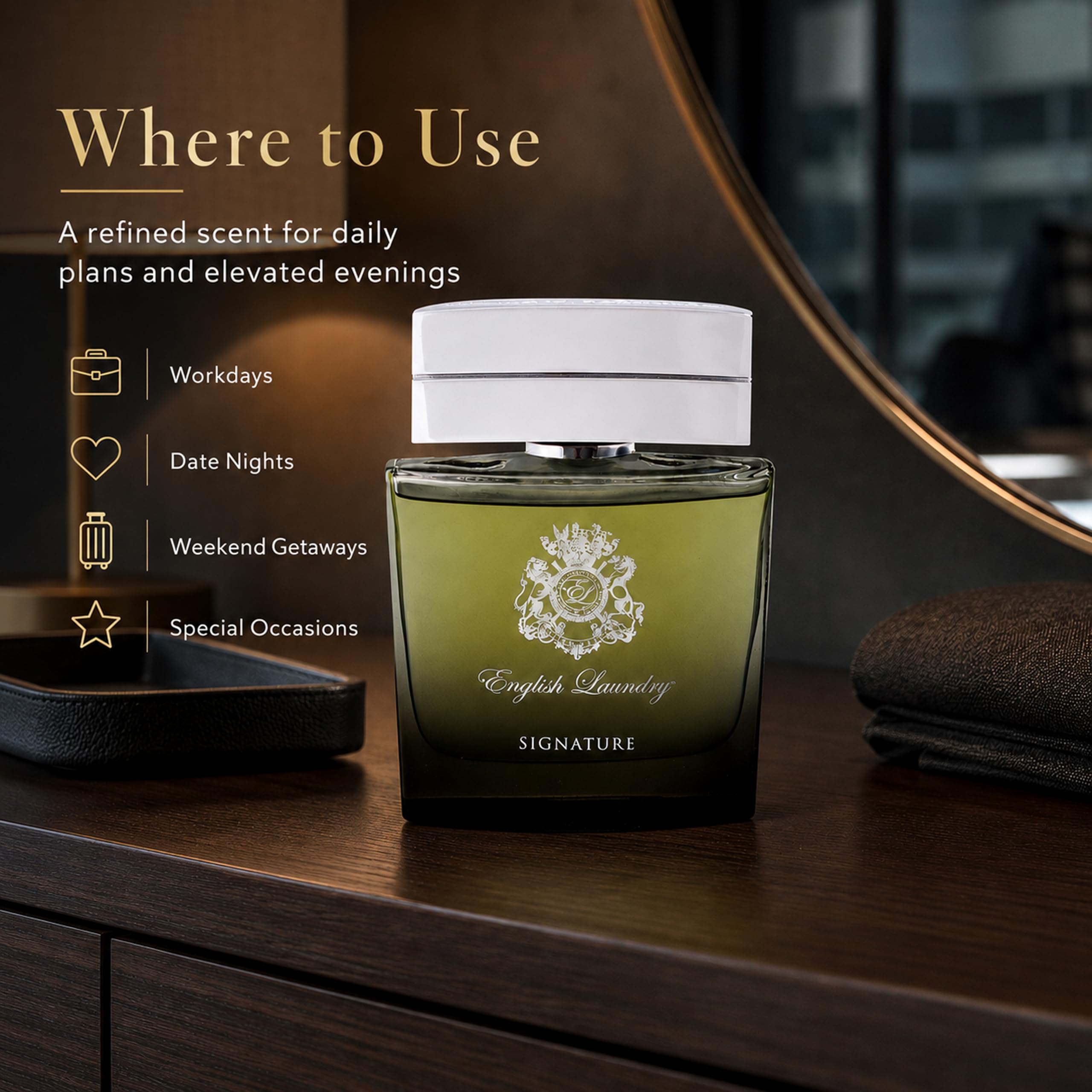 English Laundry Signature Eau de Parfum, 3.4 Fl Oz