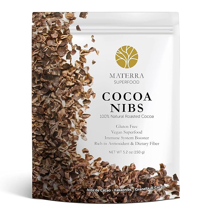 Buy Materra Cacao Nibs 100 Natural Roasted Unsweetened Cocoa Nibs