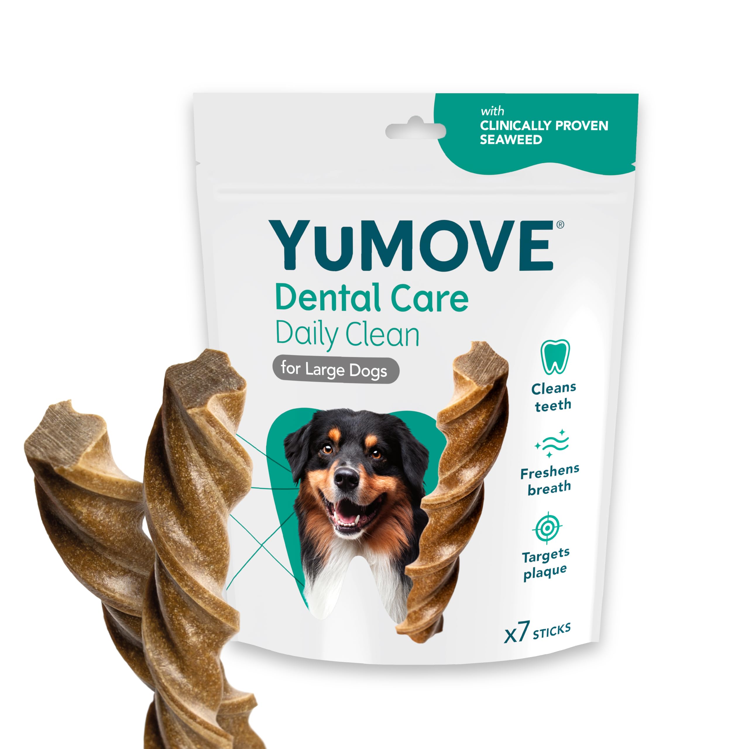 YuMOVE Daily Clean Dental Sticks, Dog Teeth Cleaning Products for Dental Care Plaque Remover and Prevention, Breath Freshener