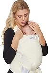 NEOtech Care Baby Wrap Carrier - Cotton - Breathable & Adjustable - For Infant, Newborn, Child, Toddler (Grey)