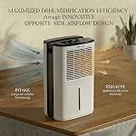 AIRPLUS 4500 Sq. Ft Dehumidifiers for Home, 70 Pints Dehumidifier for Basement with Drain Hose, Continuous Drainage, Intelligent Humidistat, Dehumidifier for bathroom, bedroom, Large Room