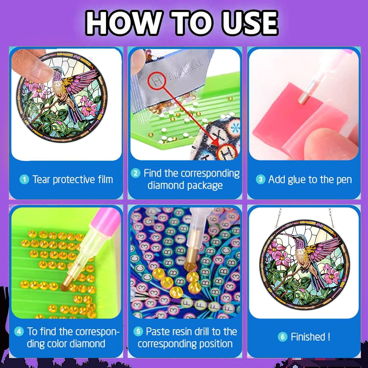 Diamond Art Kits - Beginner Diamond Painting -5 Diamond Art Kits - Beginner Diamond Painting -5