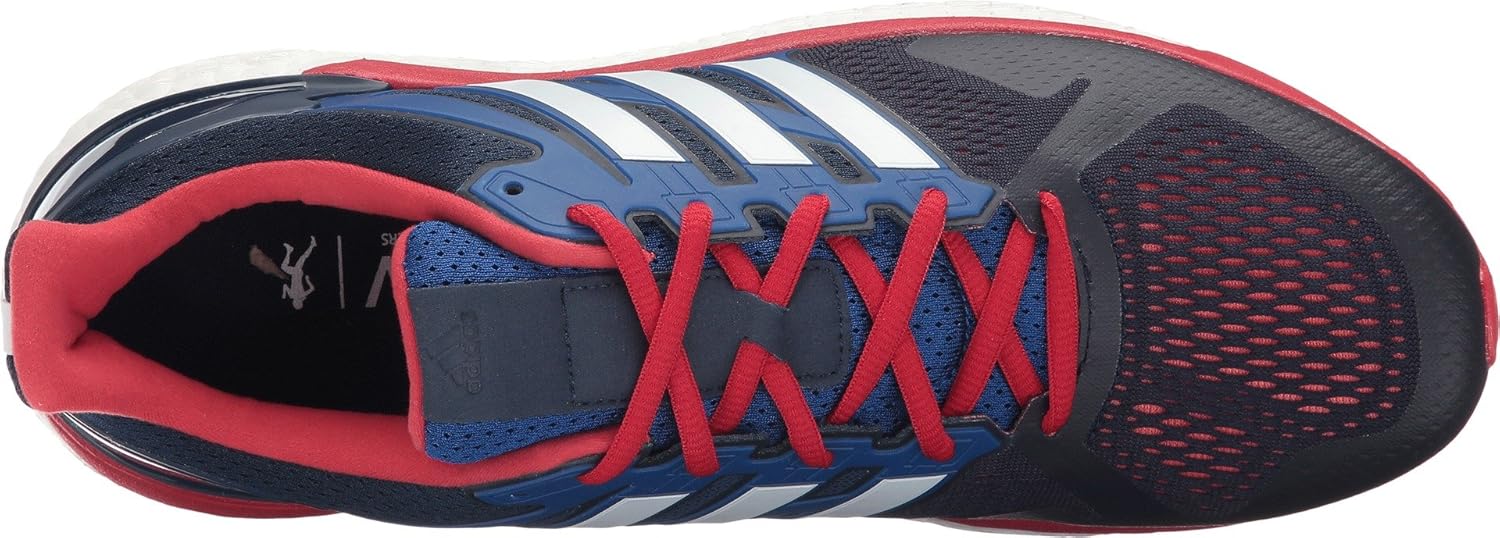 adidas Men's Supernova St Running Shoe 7 Medium US Collegiate Navy/White/Scarlet