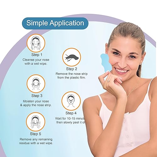 Miniatura 5 de DR.RASHEL Tiras hialurónicas de poros nasales para limpieza de poros, eliminación instantánea e indolora de puntos negros  Tiras eliminadoras de
