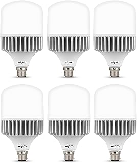 wipro Garnet 30W LED Bulb for Home & Office |Cool Day White (6500K) | B22 Base|220 degree Light coverage |4Kv Surge Protec... Price In India