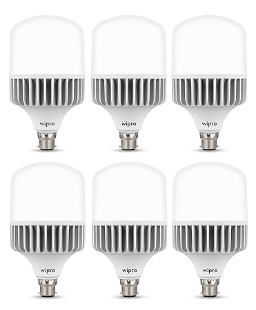 Garnet 30W LED Bulb B22 Cool Day Light (White, Pack of 6)