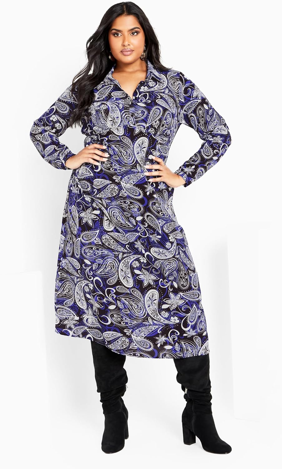 Avenue Womens Avenue Plus Size Dress Georgia - Image 2