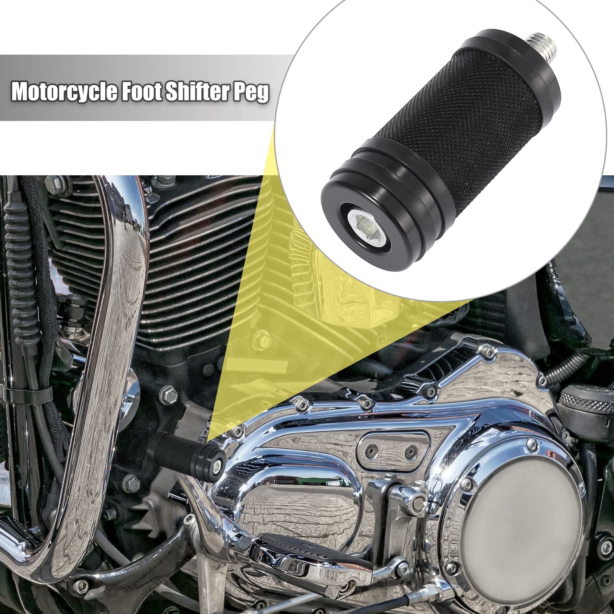 Levier De Changement De Vitesse Pour Moto Harley - Alliage Aluminium, Pour Dyna, Sportster, Softail, Etc. - 7