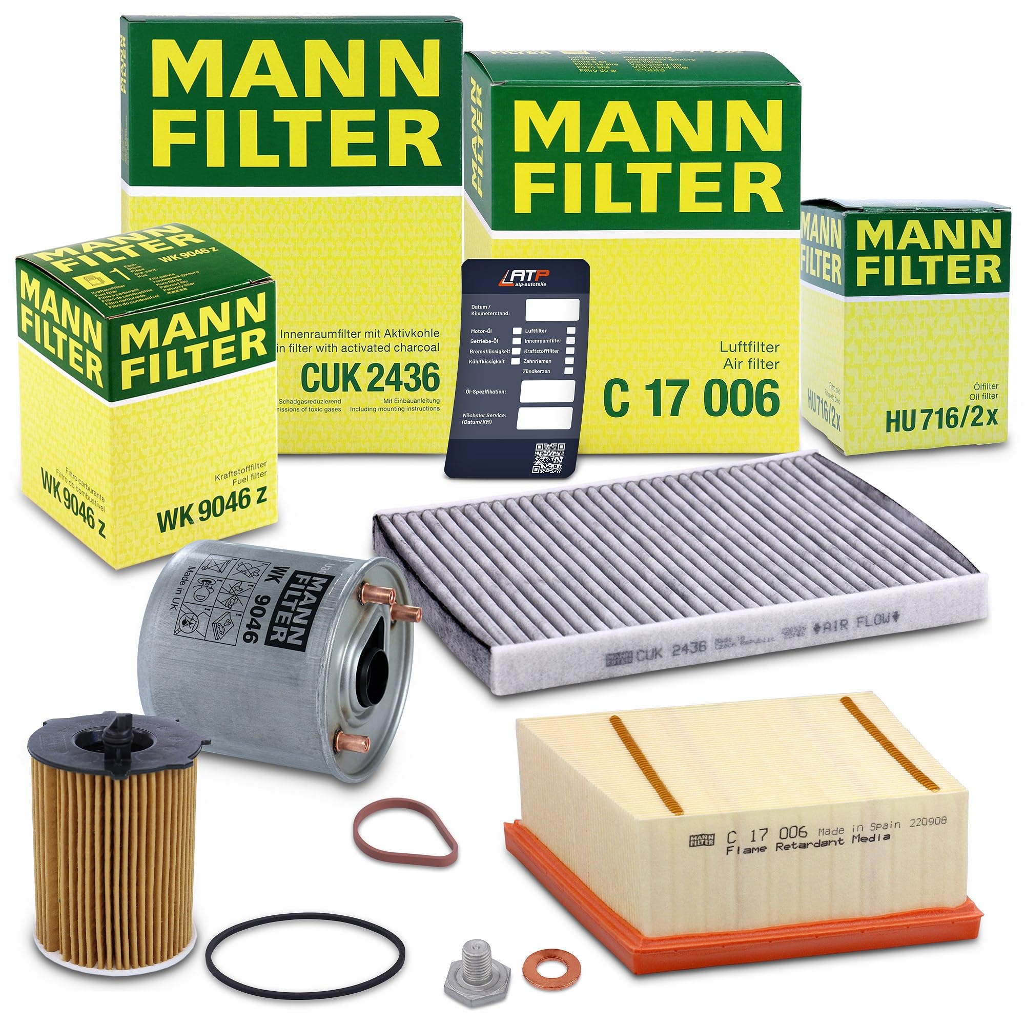 Set composto da Impostare il filtro tagliando SET B 10492950