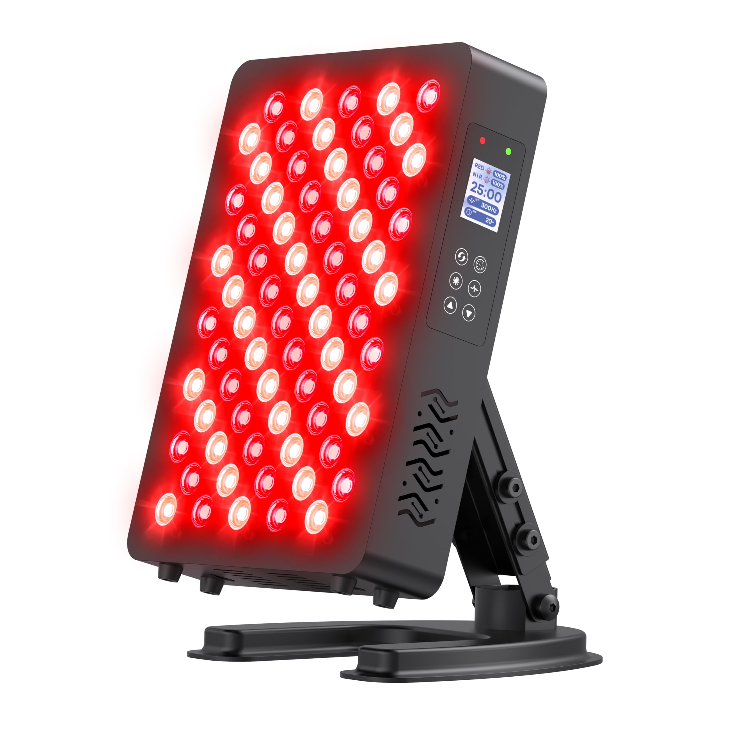 STASUN Terapia a Luce Rossa a Doppio Chip, Pannello di Lampada Infrarossa 70 LED, Dispositivo Infrarosso Vicino 350W 660 & 850 nm con Telecomando per Viso, Corpo, Pelle e Sonno