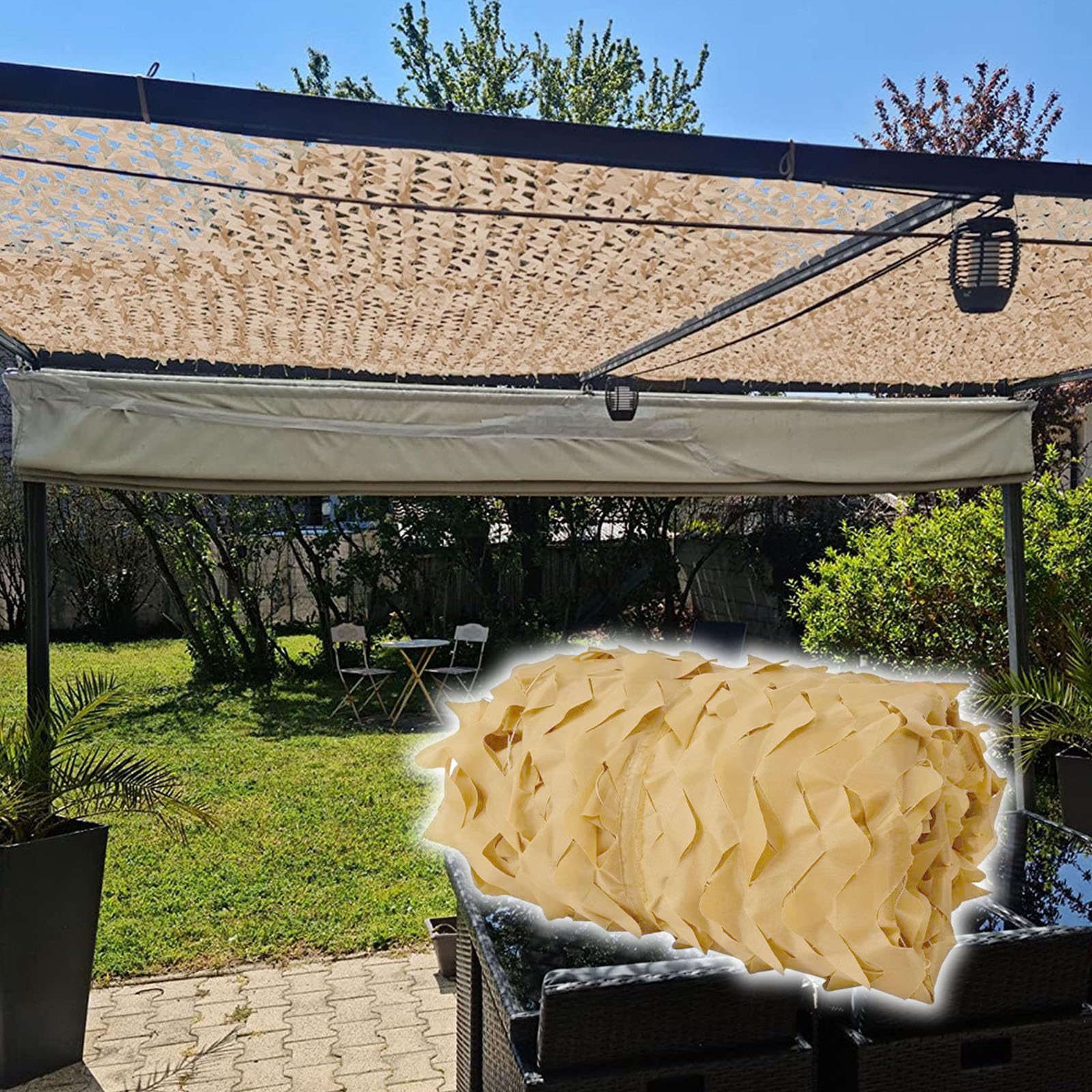 Auvent d'extérieur anti-UV pour bloquer la chaleur et protéger votre pergola