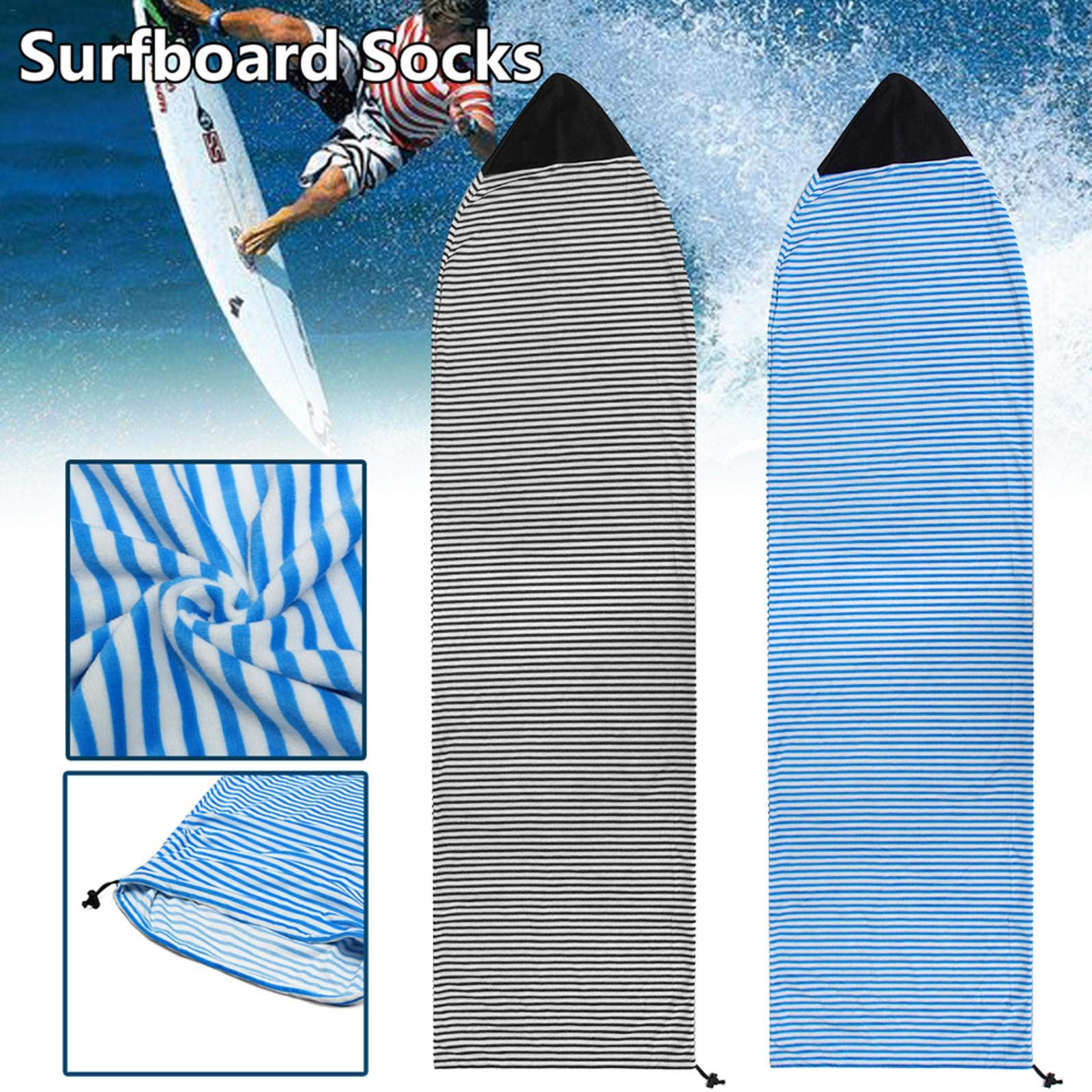 windyday 6.3 ' ' / 6.6 ' ' / 7 ' ' Planche Surf Chaussettes À Séchage Rapide Couverture Stockage Protection pour Snowboard et Sport de Glisse