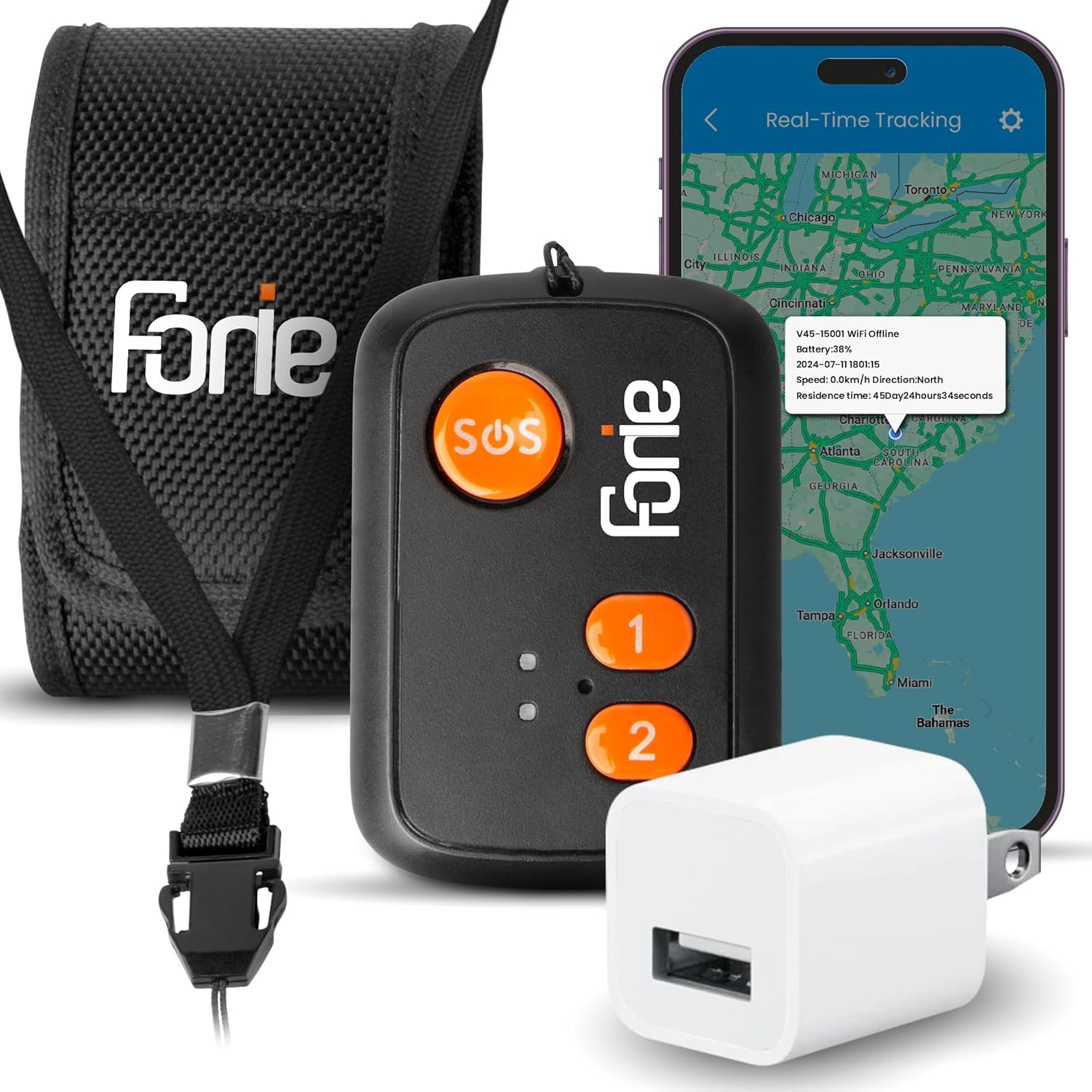 FONIE Kids GPS Tracker: Real-Time Location & SOS, Talk Feature FONIE Kids GPS Tracker: Real-Time Location & SOS, Talk Feature