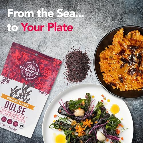 Miniatura 9 de Alga de mar dulce cruda USDA orgánica y kosher cosechada a mano del océano Atlántico de Maine, Coast Vegan Sea Vegetables VitaminSea