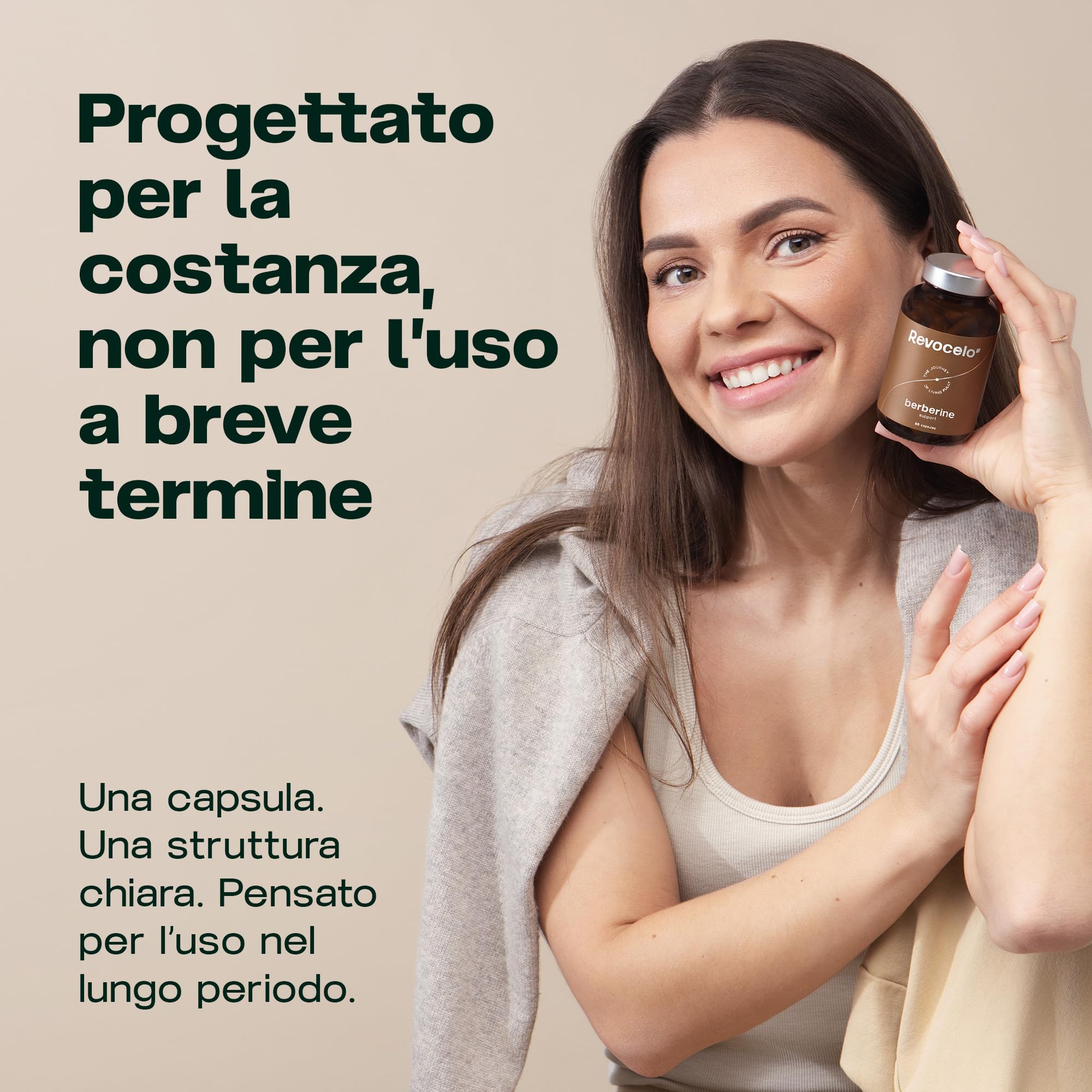 Berberina liposomiale + diidroberberina, delicato sullo stomaco, 1 capsula al giorno in capsule resistenti agli acidi, con cromo picolinato e tiamina, 60 capsule vegane