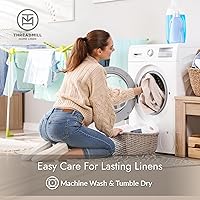 Vista 8 de Threadmill Juego de edredones de tamaño King Juego de edredón King de 3 piezas con 2 fundas de almohada, reversible, suave, transpirable y ligero