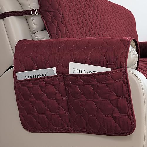 Miniatura 3 de RBSC - fundas para sofá reclinables (2019) para el hogar, 100% impermeable, antideslizante, lavable, protección si tienes mascotas, bebés, perros,