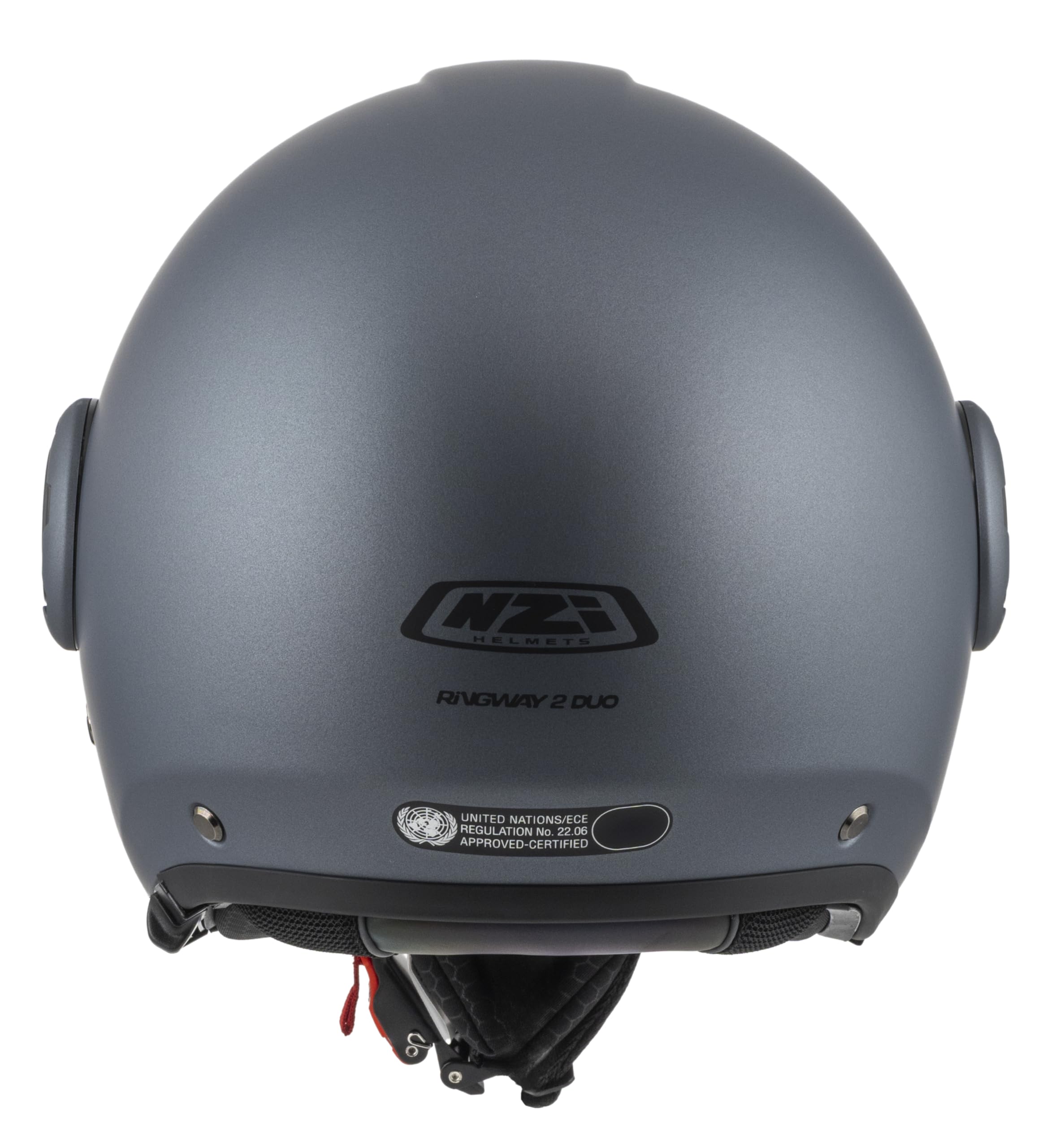 NZI RINGWAY2 Duo Casco Abierto de Motocicleta con Visera Interior Oscura