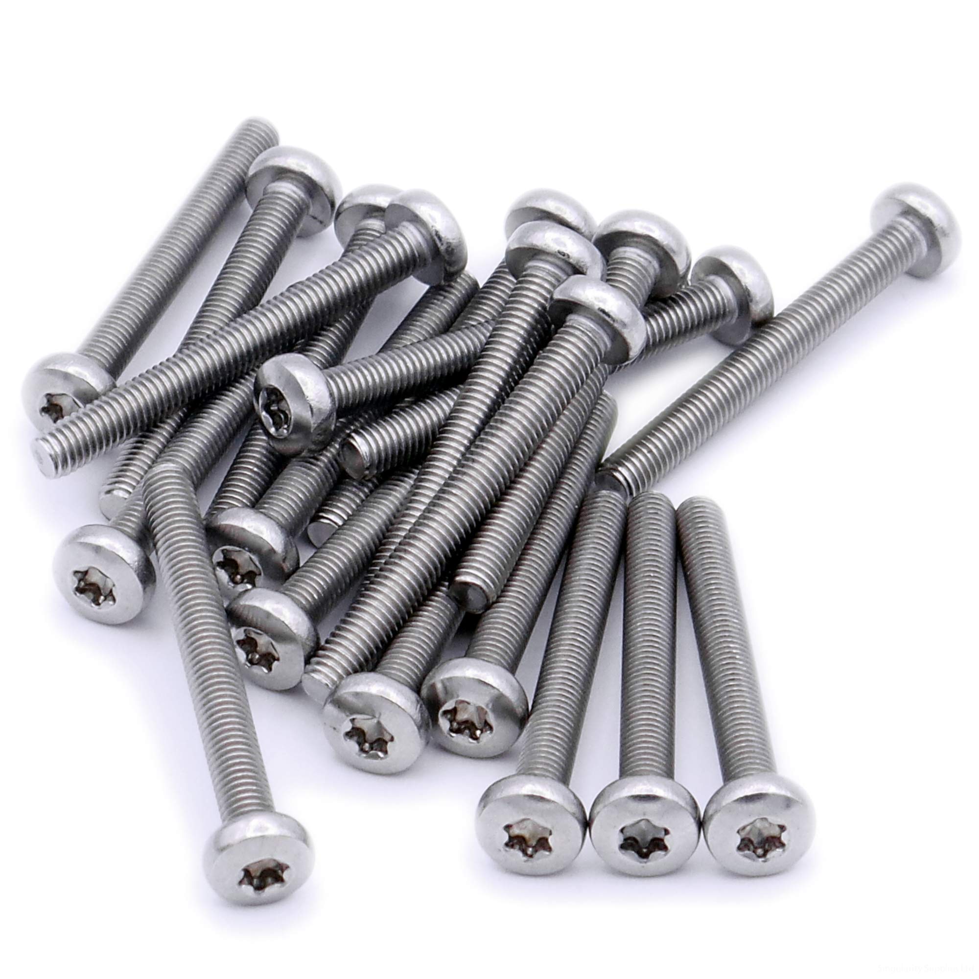 Singularity Supplies M5 (5Mm X 20Mm) Tx Pan Machine Screw (Bolt) - Stainless Steel (A2) (Pack Of 20)
