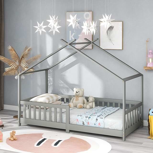 Lit cabane capucine - Mobilier enfant