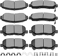 Vista 23 de SCITOO D785C D834 Pastillas de freno delanteras y traseras para Cadillac Escalade, Escalade ESV, Escalade EXT, para Chevy Avalanche 1500, Silverado