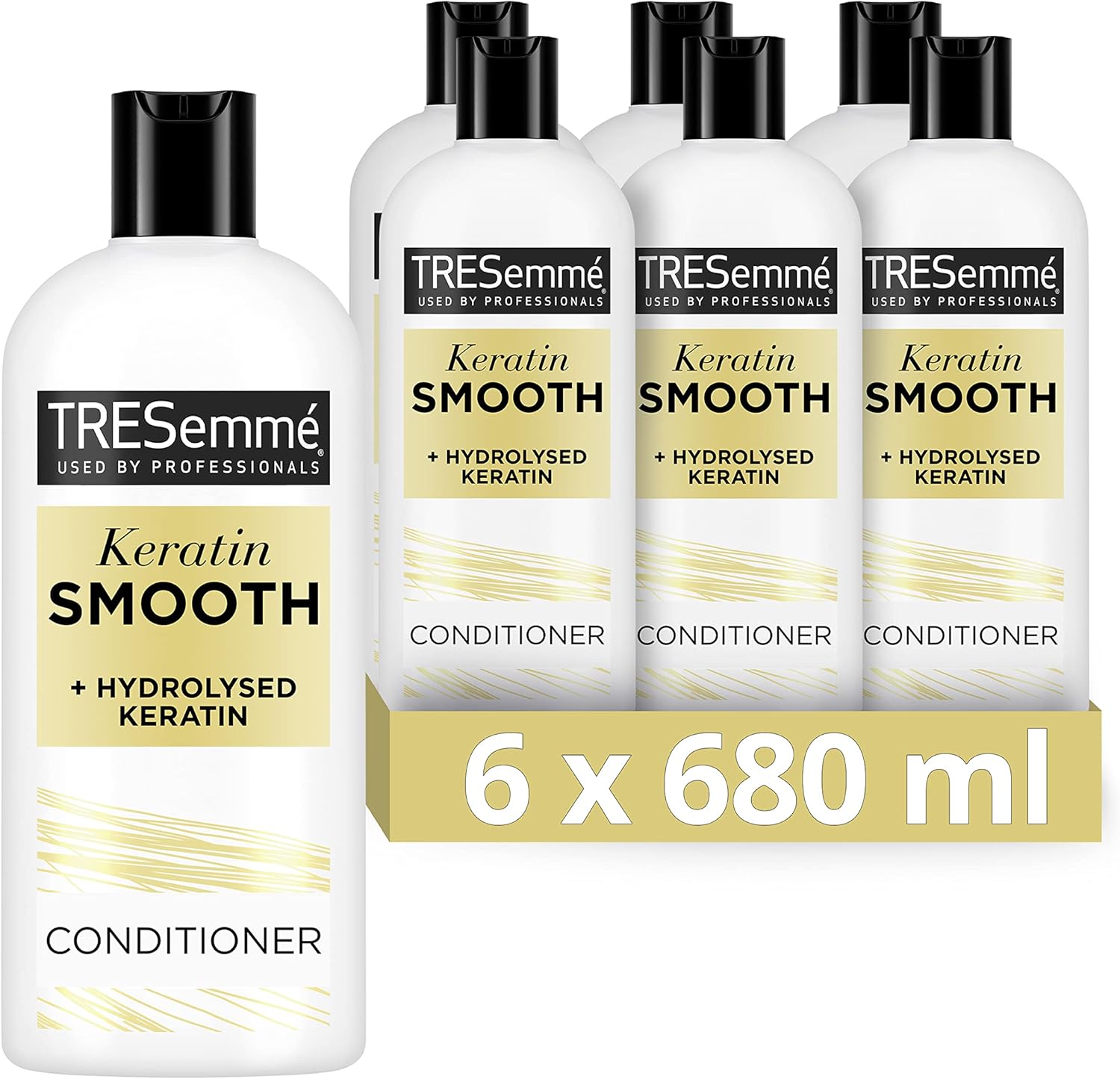 TRESemmé Keratin Smooth Conditioner multipack of 6 hair care product ...