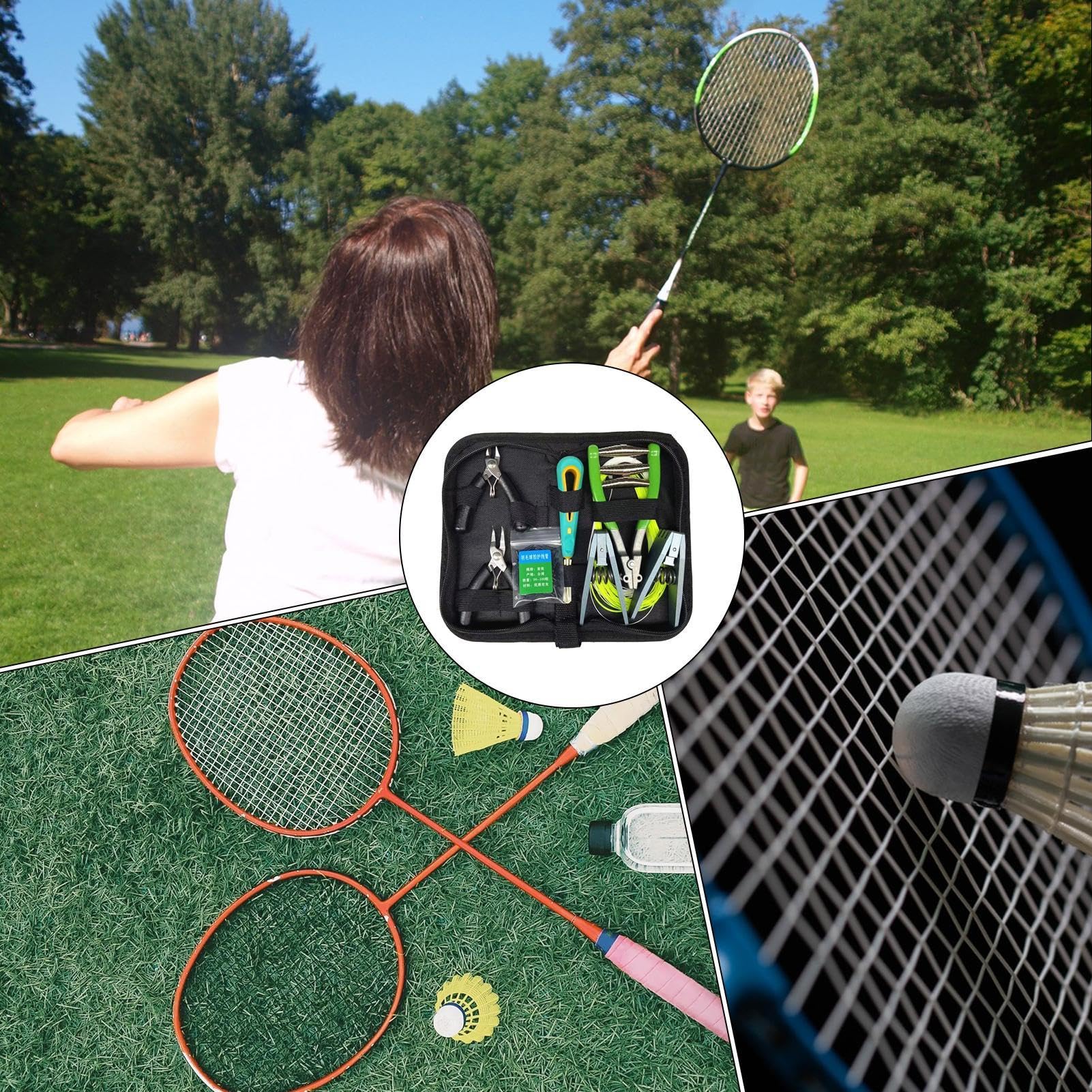 Tennis-Bespannungsmaschinen und -Werkzeuge,Badminton-Startbespannungs-Klemmwerkzeuge - Hochfestes Tennis-Bespannungswerkzeug-Klemmwerkzeug-Set,Tennisschläger-Zubehör Besaitungsklemmen-Werkzeuge mit Au