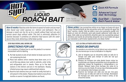Miniatura 8 de Hot Shot Cebo para cucarachas HG-95789