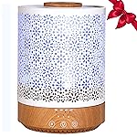 BlueHills 2500 ML Humidifier with Essential Oil Diffuser Combo Aroma Home Dcor Design for Large Bed Bath Kids Baby Living Rooms Big Capacity LED Lights Scent Ultrasonic Cool Mist Wood Grain F006
