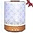 BlueHills 2500 ML Humidifier with Essential Oil Diffuser Combo Aroma Home Dcor Design for Large Bed Bath Kids Baby Living Rooms Big Capacity LED Lights Scent Ultrasonic Cool Mist Wood Grain F006