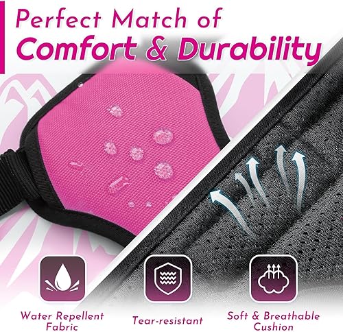 Miniatura 341 de Eagloo Arnés para perro de tamaño mediano, chaleco de servicio sin tirones con tiras reflectantes y asa de control, ajustable y cómodo para caminar